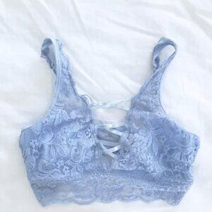 Megan Lace Bra Blue M